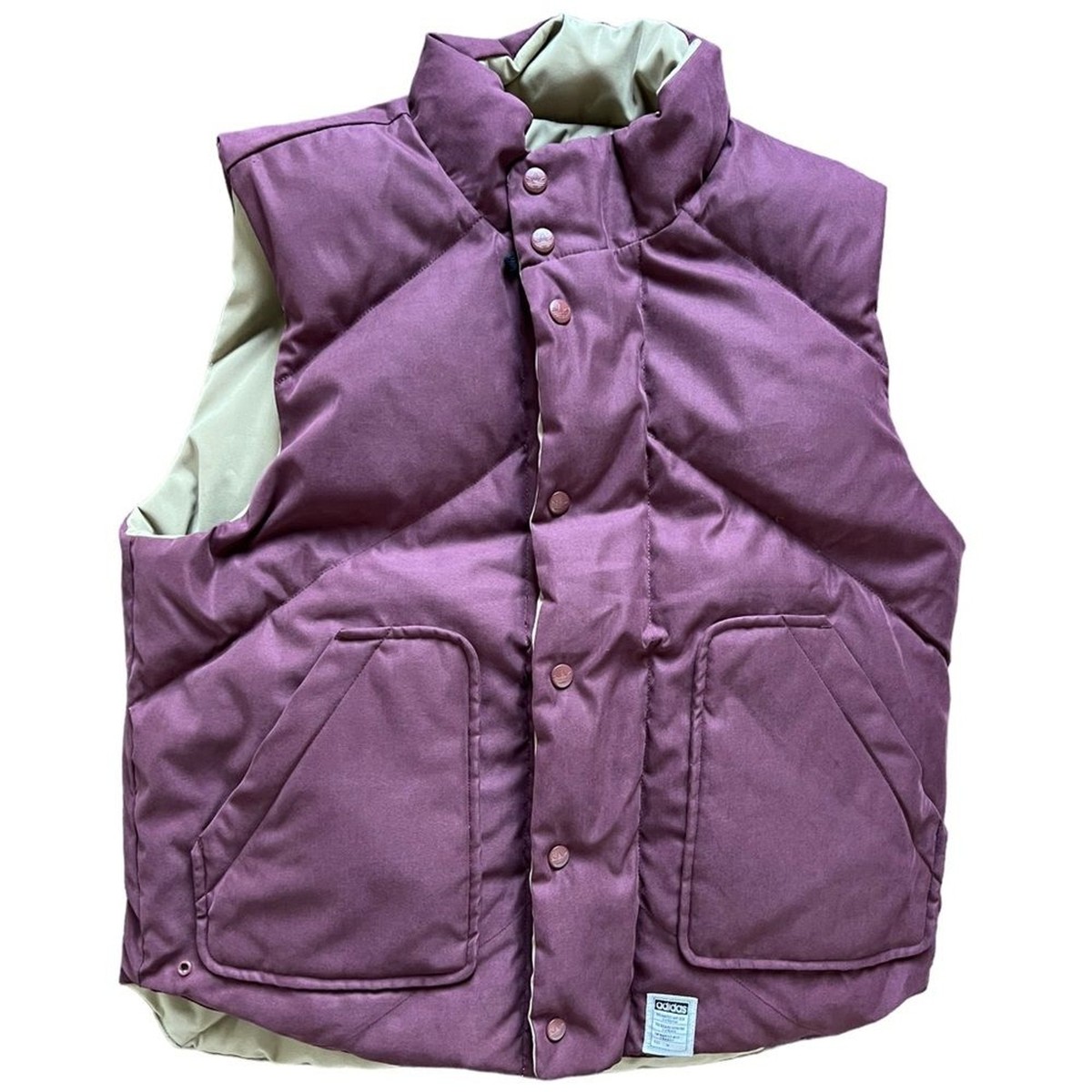 Adidas x Kuang Huei Reversible Down Puffer Vest Green Purple Adidas x Kuang Huei Reversible Down Puffer Vest Green Purple