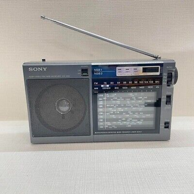 SONY ICF-EX5 FM/MW Radio Black TESTED Working Good F/S | eBay