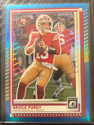 2025 Panini Donruss Optic Brock Purdy #38 Prizm 356/399 49ers Card