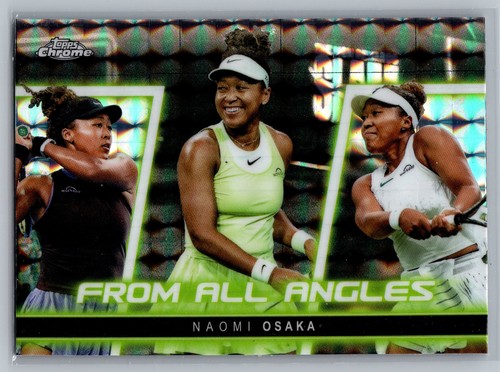Naomi Osaka [Geometric] #FAA-1 2025 Topps Chrome From All Angles card