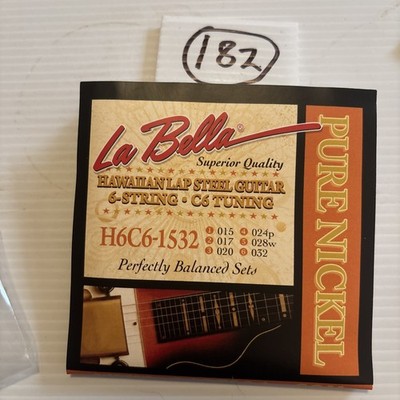 La Bella H6C6-1532 Pure Nickel, 6 Saiten