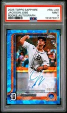 2025 TOPPS CHROME SAPPHIRE RC AUTOS #RA-JJO JACKSON JOBE RC /199 PSA 9 MINT