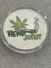 Rare! The Hemp Joint 1 Troy Oz .999 Fine Silver Colorized Round-Hard Knox Metals