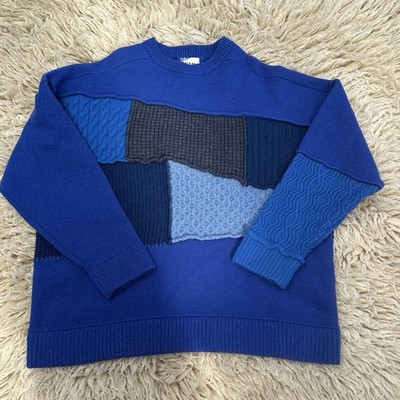 Ader Error x Zara Chunky patchwork Sweater NWOT Oversized