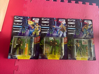 3 Kenner Aliens Space Marines Hicks, Bishop & Apone New (Factory Sealed) 1992