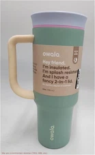 Owala 40oz Straw Stainless Steel Tumbler - Misty Meadows READ DESCRIPTION