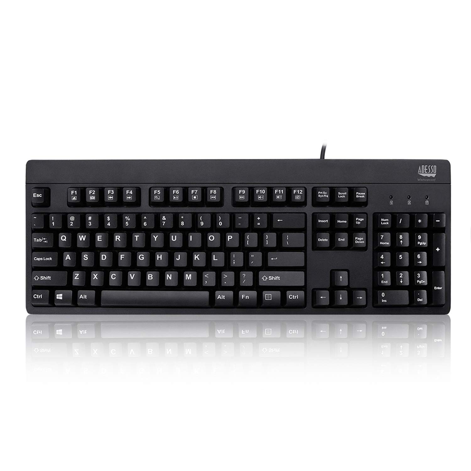Easy Touch 630Ub, Wired Waterproof Keyboard (AKB-630UB), Black
