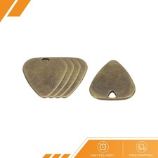 5 x Guitar Picks 1.8mm Metal Bronze for Guitar Musical Instrument