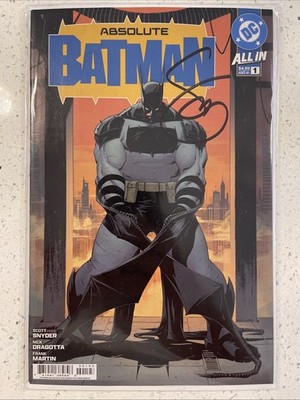 Absolute Batman #1 SIGNED  by Snyder 11th Print |  COA 2024 DC Dragotta Cover