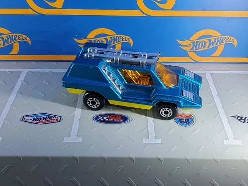 Vintage Matchbox Car 1975 Lesney Superfast No 68 Cosmobile England Blue