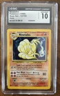 Pokémon TCG Ninetales Base Set 1999 CGC 10 Gem Mint Rare 12/102