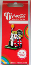 LONDON 2012 OLYMPICS COCA COLA MUSICAL JIGSAW DRUMS PIN BADGE