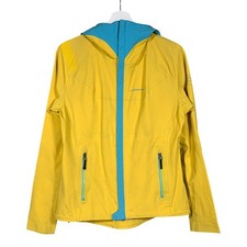 La Sportiva Storm Fighter GTX Jacket Shell Small Womens Yellow Climbing Hiking