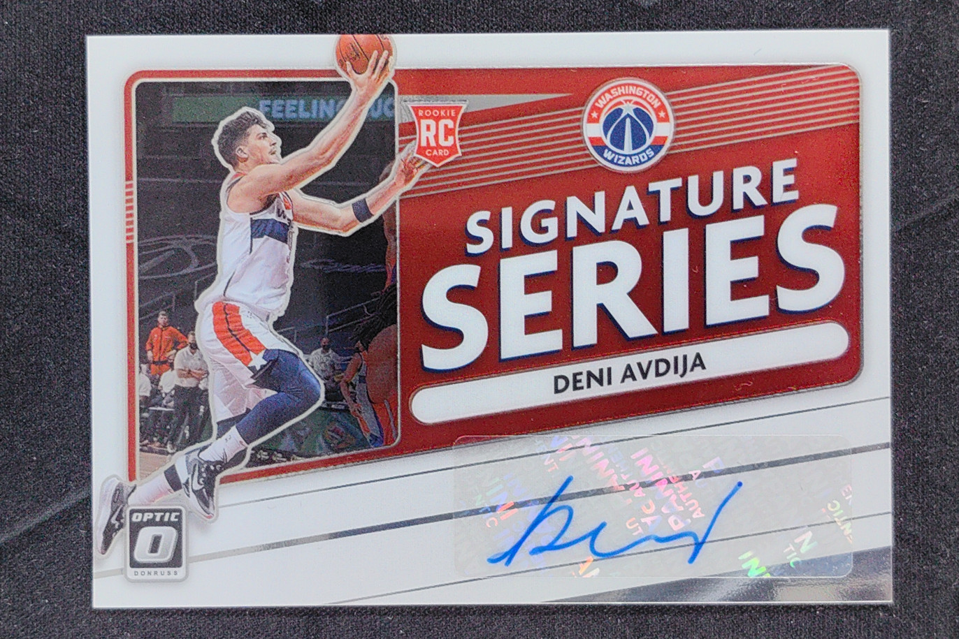 2020-21 Panini Donruss Optic Deni Avdija Signature Series Auto RC #SS-DEN