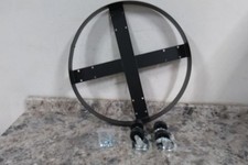 Eagle 1698 1,000 Lb Load Cap Cross-Brace Drum Dolly with Support Ring