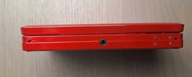 Nintendo 3DS Metallic Red Region Free Console 16GB Tested w/ Charger & Stylus