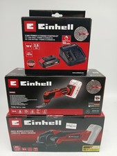 Einhell 18v Angle Grinder, Multi Tool, Battery & Charger Bundle