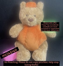 RETIRED BNWT HEFTY JELLYCAT BARTHOLOMEW BEAR PUMPKIN SHIPS WW SIGN REQUIRED