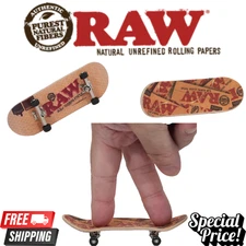 NEW!!! RAW Classic Rolling Finger Board Mini Skateboard Toy for RAW Enthusiasts