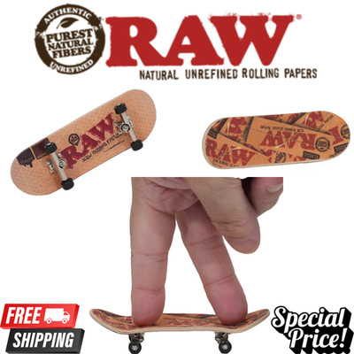 RAW Classic Rolling Finger Board Mini Skateboard Toy for RAW Enthusiasts NEW!!!