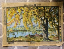 "The Autumn Beauty" New Needlepoint Canvas Collection D'Art, Made in EU