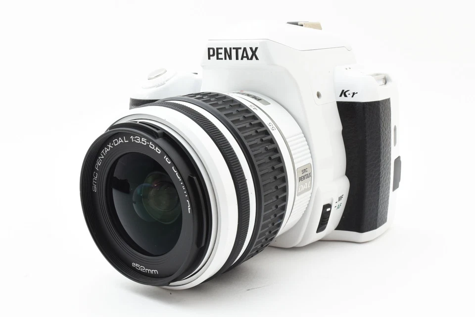 PENTAX K-r 12.4MP Digital SLR Kamera Weiß Farbe W/18-55mm Linse Set Aus Japan