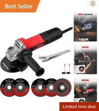 Heavy Duty 4-1/2 Inch Angle Grinder - Cutting, Grinding Polishing Power Tool