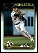 2024 Topps Nick Allen Oakland Athletics #599