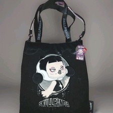 POP MART Skullpanda Pop Land Black Shoulder Bag  Pendant Collectibles