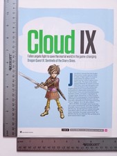 Dragon Quest Ix Authentic Print Advertisement / Game Poster Art