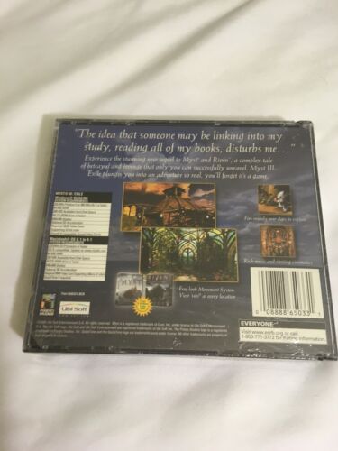 Myst 3 Exile Complete PC Adventure Original Jewel Case Version Brand New Sealed - Picture 2 of 6