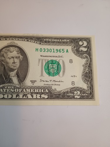 🎉2017A 2 $ H ST LOUIS BEP H-A BLOCK TRUE BIRTHDAY NOTE 3. MAI 1965 (H03301965A)