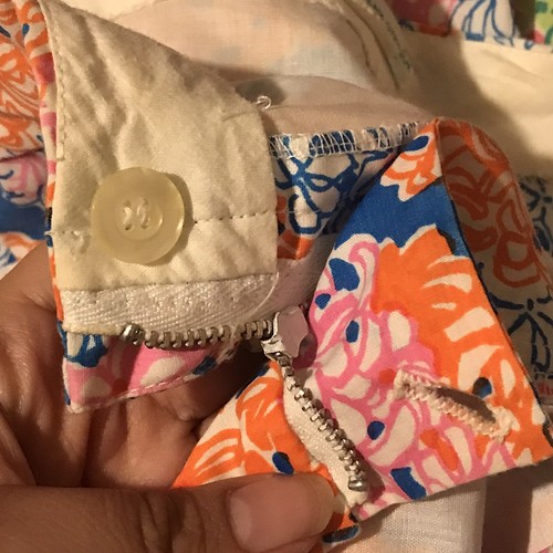 The Lilly Pulitzer Pink Blue Multi-Color Floral VINTAGE Pants Size 2 4 - Picture 5 of 6