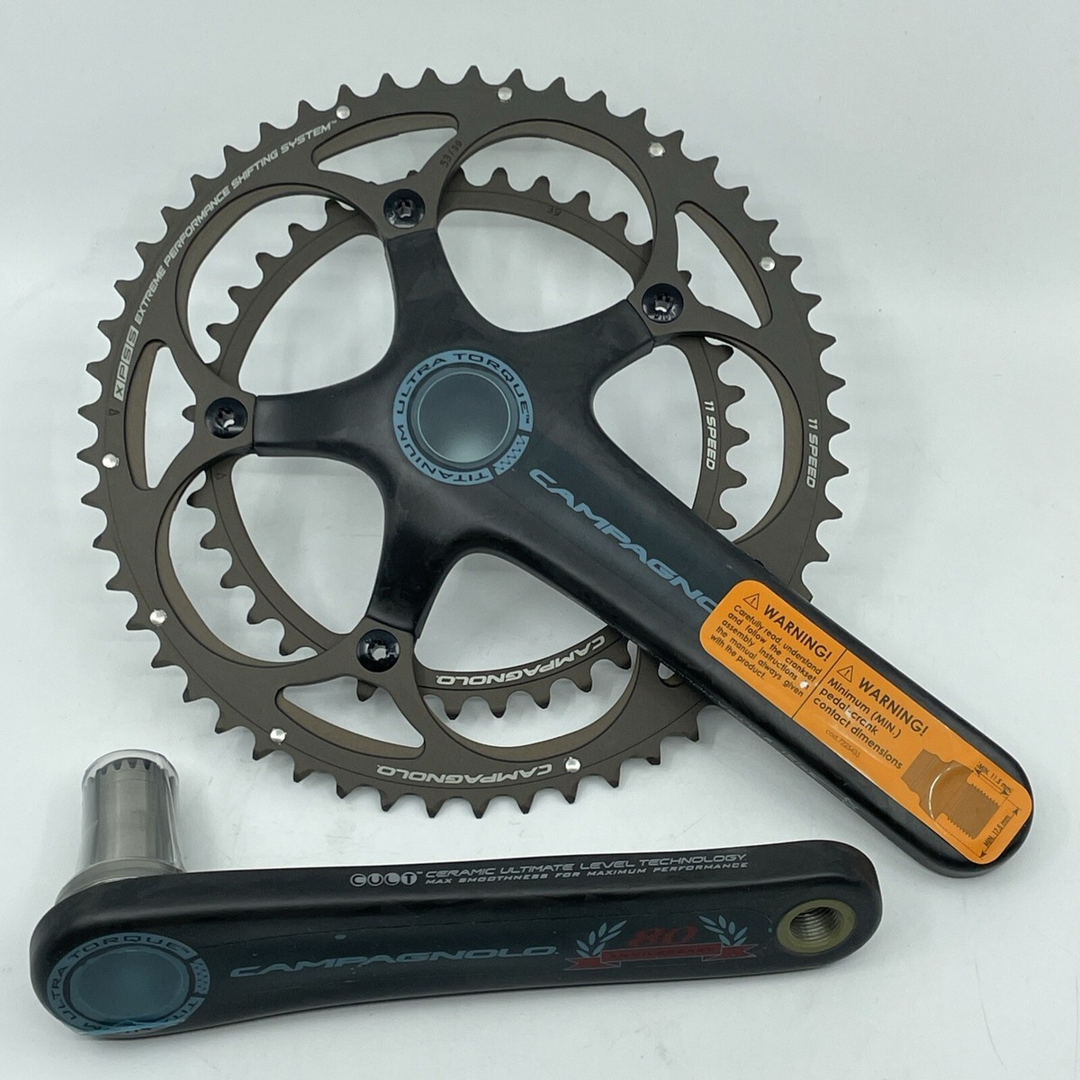 パーツ Campanoglo Record 11s 53/39 170mm パーツ Campanoglo Record 11s 53/39 170mm Campagnolo Super Record