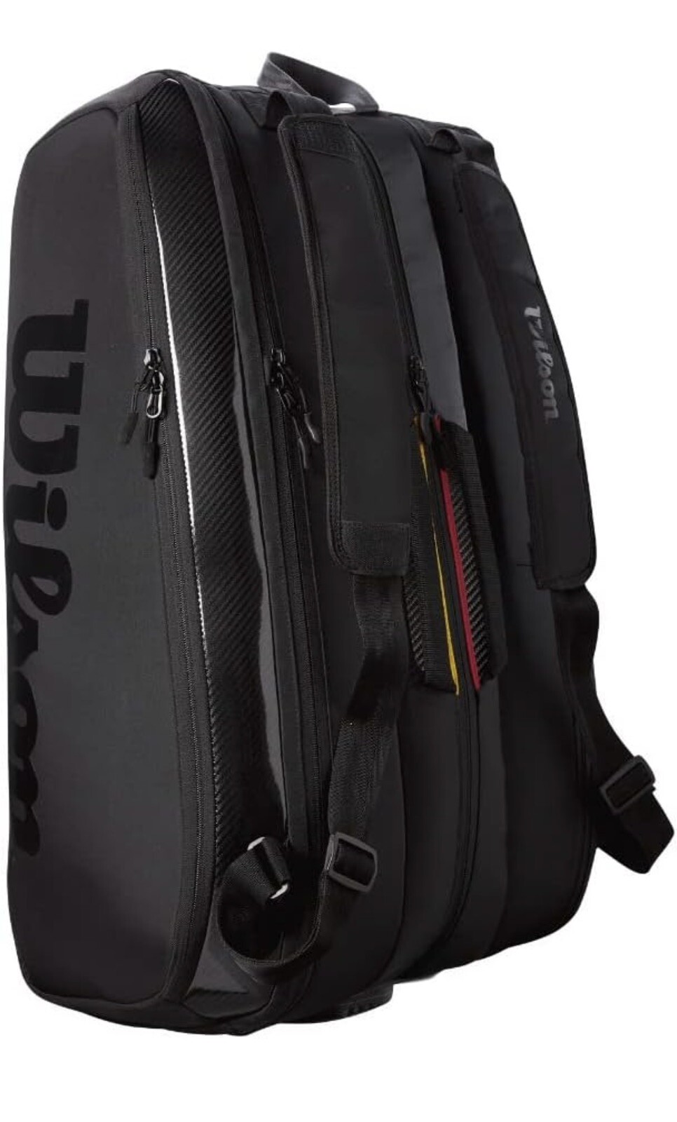 Wilson Super Tour 9 Pk Pro Staff Black Adult Tennis Bag