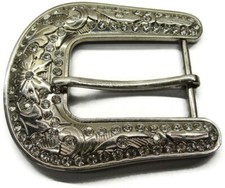 Belt Buckle Classic Western Style Rhinestones Blingy Flashy