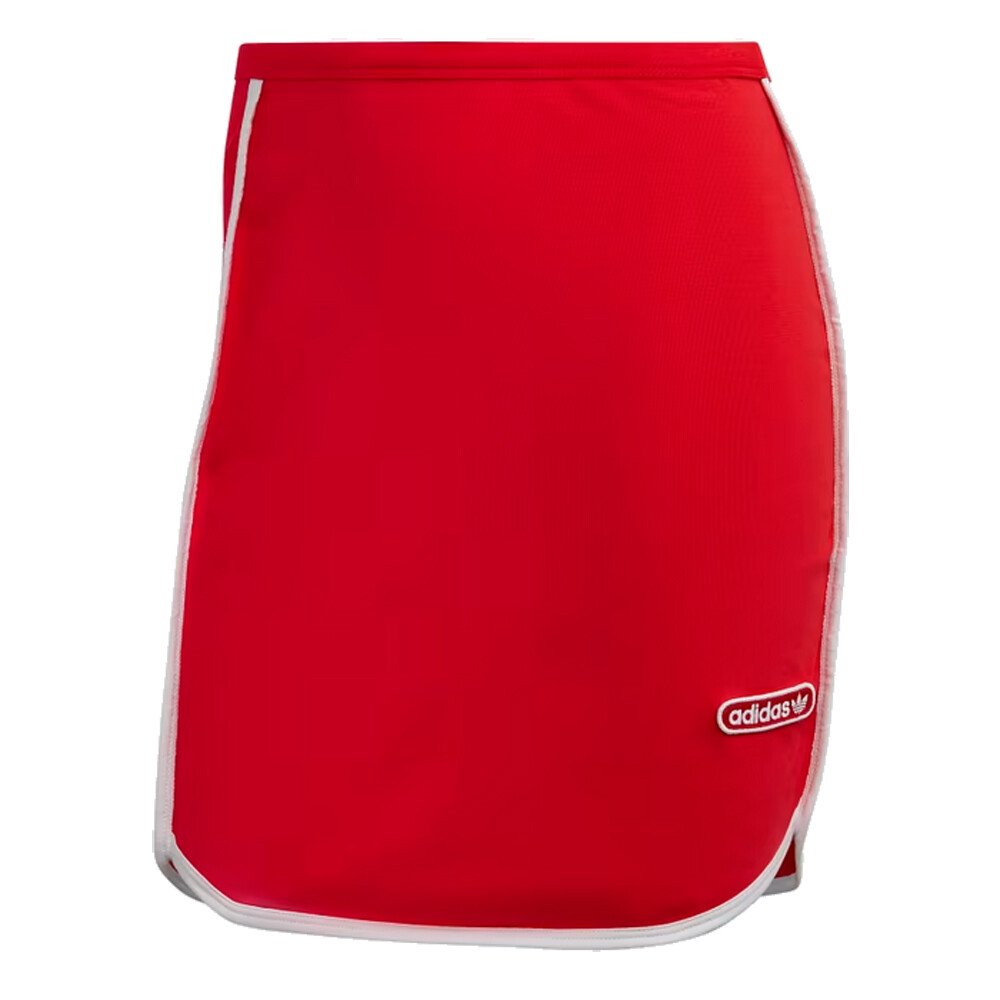 Adidas Women's Mini Skirt With Binding Details, Vivid Red | eBay