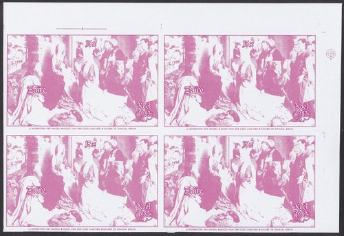 Zaire Sc1101 Christmas, Adoration of the Magi, Painting, Color Trial Proof B - Picture 7 of 14