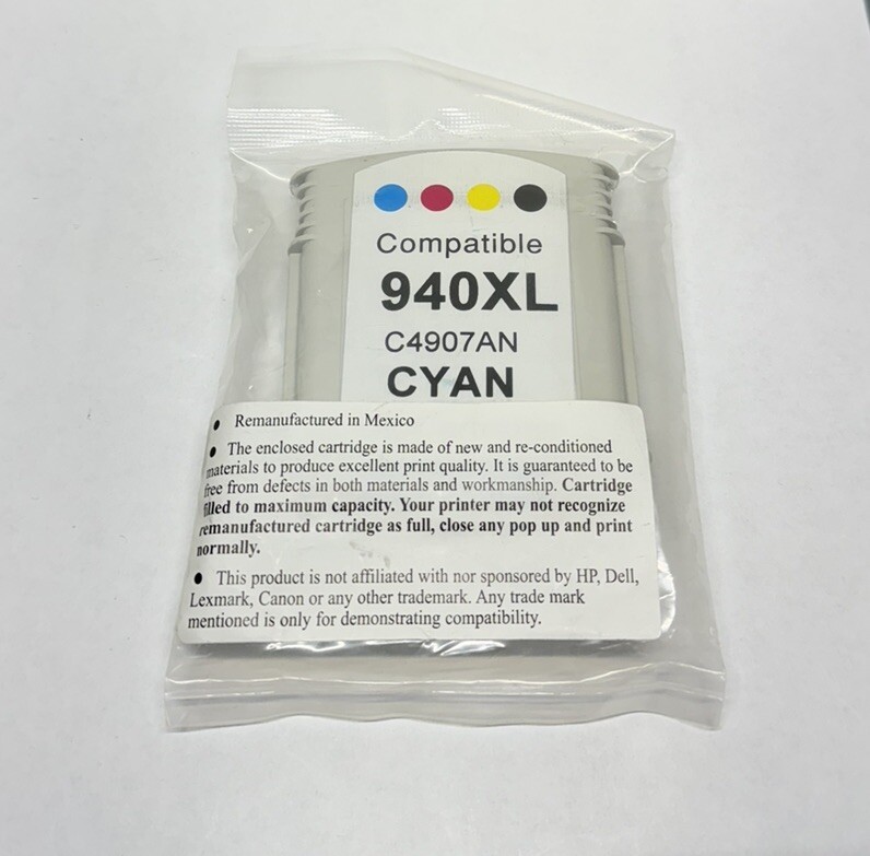 Printer Ink 940XL, Cyan C4907AN-image