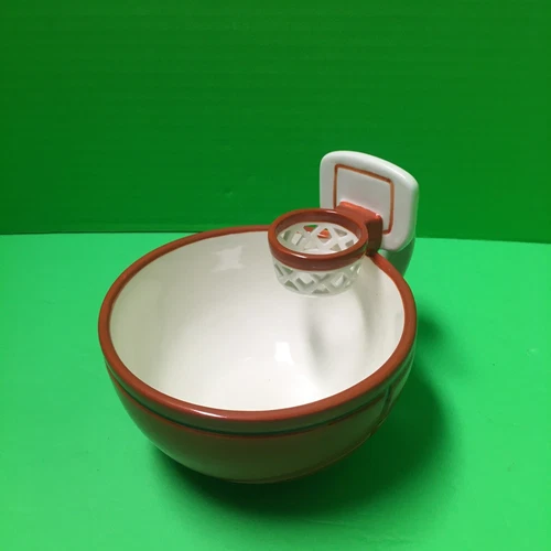 Max’is Creations The Basketball Mug with a Hoop Cool Kids Bowl 14 oz