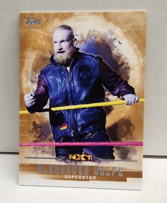 ALEXANDER WOLFE 2017 Topps WWE Undisputed NXT ~ BRONZE #'d /99