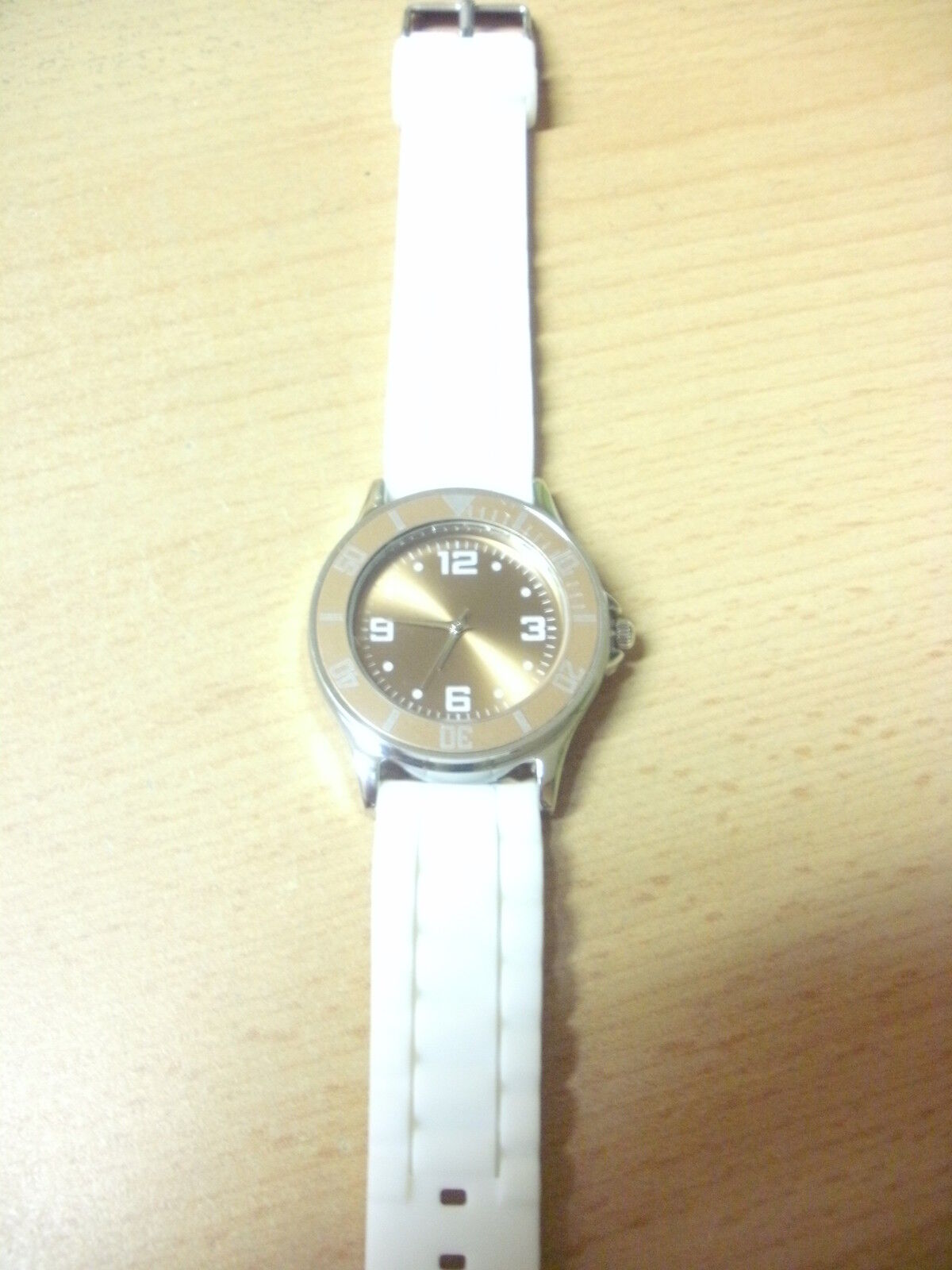 Great Watch, Clock, Watch, White, NEW