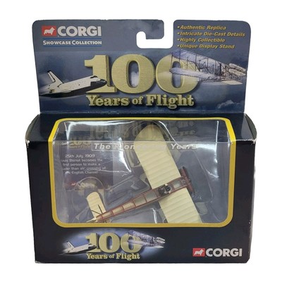 Bleriot XI Monoplane DieCast Airplane, Corgi 100 Years of Flight, NIB 2003