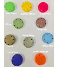 Round Bur Block Magnetic FG RA FGOS Dental Burs Block 7 Hole Cover -Autoclavable