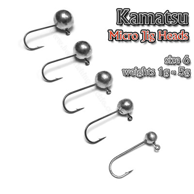 Micro Jigköpfe Gr. 6 1-5g LRF Ultra Light Soft Lure Drop Shot Angelset