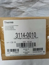 Centrifuge tubes Oak Ridge Typ 3114-0010 - 10 ml, FEP Teflon 5 packs of 2 pieces