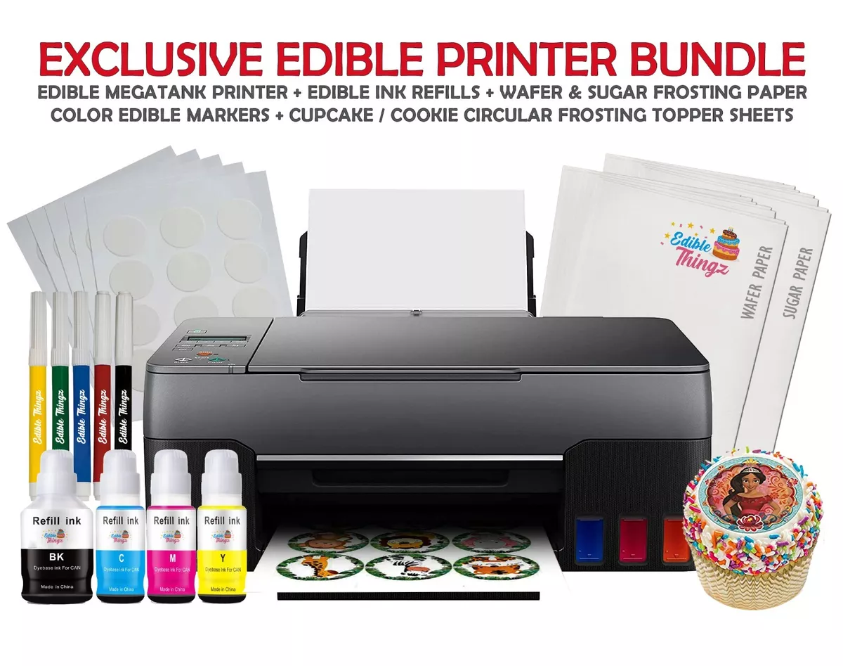 Ediblethingz Cake Topper Edible Printer, Ink, Wafer Sugar | eBay