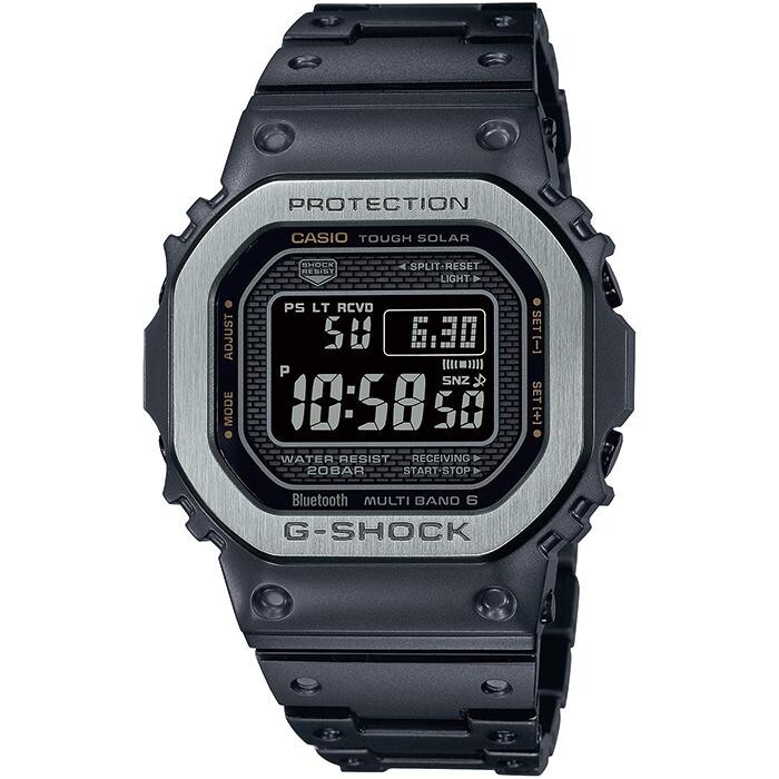 極美品/Full l G-SHOCK GMW-B5000BT-1JF CASIO G-SHOCK Full Metal Black GMW-B5000MB-1JF Radio Solar