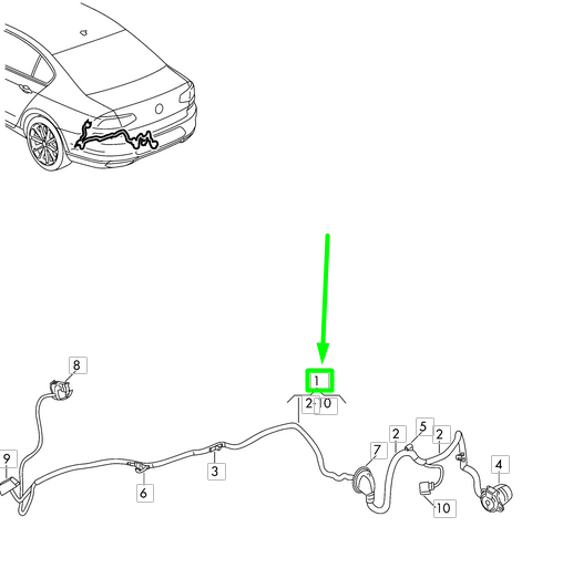 VW PASSAT B8 Leitungssatz AHK 3G9971124B online kaufen | eBay 