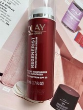 2x Olay Regenerist Micro-sculpting Hydrating Moisturizer SPF 30  1.7 oz 100ml